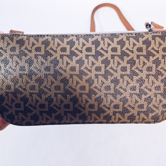 DKNY Logo Faux Leather Backpack - Picture 6 of 15